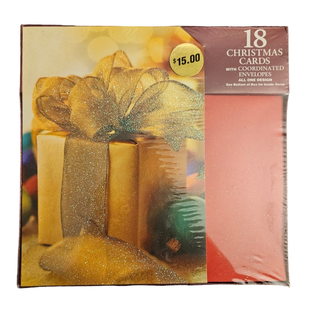 Set1 of 18 Christmas Cards with Envelopes - All one design